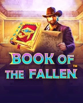 book of the fallen slot visual from Pragmatic Play available on bookcasino.eu